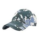 QWUVEDS Tie Dye Baseball Cap Men's and Trend Duck Cap Spring and Summer Outdoor Casual Sun Shade Hat Slider Hats Men's Hunting, AG, One Size