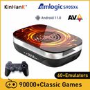 KINHANK Amlogic Retro Super Console X4 90000 Game Emulators PSP/PS1/DC/SS/N64