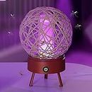 LEVGRY Mosquito Killer Lamp,Rattan Ball with Mosquito Night Lamp, USB Mosquito Killer Fly Trap Electronic Saving Night Lamp,Fly Killer,Electronic Lamp for Home Outdoor