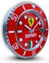 Lujo Ferrari F1 Reloj de Pared con Lupa FECHA Diseño Interior Coche Deportivo