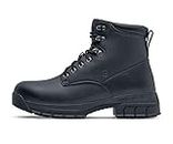Shoes for Crews Women's August-Steel Toe Industrial Boot, Black, 8 Wide