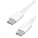 USB C Charger Cable,Type C to Type C Cable for iPhone 15/15 Pro/ 15 Plus/ 15 Pro Max, iPad, Samsung Galaxy, Tablets, Laptops, 100W Charging Cable, Fast Charging 3FT Cable, White
