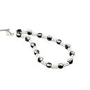 Kawai BLack Color Heart Shape Cute Fimo Beads phone chain/Pearl Mobile Phone Charm/Cell Phone Accessories For women And Girls