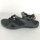 Merrell Mens Tetrex Crest Strap Hiking Sandals Black Hook Loop Slingback Size 14
