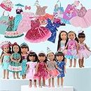 haveahug Ropa para muñecas de niña accesorios para muñecas de 14 pulgadas adecuado para Glitter Girls y American Girls. (Juego de ropa para muñecas de 14 pulgadas)