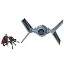 Hasbro- Star Wars Mission Fleet Moff Gideon Outland Tie Fighter 2.5-Inch-Scale Figure and Vehicle Playsets Juguete, Multicolor (F11375X21)