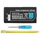 OSTENT 840mAh Batería de Lithium-Ion Recargable + Herramienta + Pen Pack Kit para Nintendo DSI NDSI