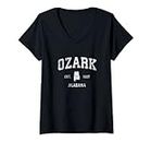 Ozark Alabama AL - Diseño deportivo deportivo vintage Camiseta Cuello V