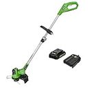Greenworks 24V 12 inch String Trimmer, 2Ah USB Battery and Charger Included ST24B215