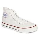 MOZAFIA Comfortable Fashion Lace-up Sneakers with Classic High Tops Canvas Casual Shoes for Women (MZF-NW-All-Sport-Ladies-Long-White-6)