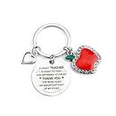 Teacher Appreciation Gifts from Student, Keychain Teacher Appreciation Week Gifts End of Year Teacher Gift Retirement Gifts Graduation Gifts Thank You Gift Christmas Valentines Birthday Easter Gifts