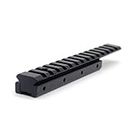 TRIROCK 155mm Length Extension Dovetail Rail 11mm to 20mm Weaver Picatinny Flat Top Riser Rail Adapter Scope Mount