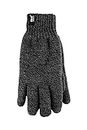 HEAT HOLDERS - Men's Thermal Heat Weaver Knitted 2.3 tog Gloves (M/L, Grey)