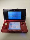 Nintendo 3DS Red Console With Charging Cable Tested Working 