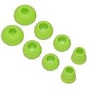 Replacement Silicone Eartips Earbuds Eargels for Beats by dr dre Powerbeats 3 Wireless Stereo Earphones (Green)