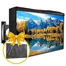 ABCCANOPY Outdoor TV Cover 46"-48" Universal Waterproof Dust-Proof With FREE Plastic Cover Front Flap Scratch Resistant Interior Protector for LCD LED Plasma Television Set Remote Controller Pocket