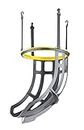 SKLZ Kick-Out Basketball Return Chute, Attach to Basketball Hoop, Shooting Practice Aid, Quick Set Up, Silver