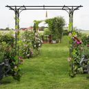 Super Strong Metal Garden Arches Climbing Plants Arbors White Wedding Arch Decor