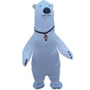 Polar Bear Inflatable Costume Halloween Birthday Party Suits Women Men Cosplay 