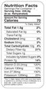 Printed Nutrition Labels, 1000 Custom 1" x 2" Rectangle, 1 Ink Color, on a roll