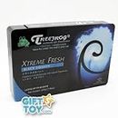 Auto Dynasty Pack of 6 TreeFrog Xtreme Fresh Under-The-Car Natural Air Freshener (Black Squash Scented)