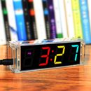 DIY Digital Clock Soldering Kit With Temperature - Learning Teaching Gift Home