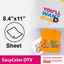 Siser EasyColor DTV (Direct to Vinyl) 8.4" x 11" Sheets Inkjet Printer HTV