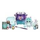Magic Mixies - Magical Real Misting Purple Cauldron with Interactive 8 Inch Blue and Plush Toy, Follow The Spell Book Add the Magic Ingredients, Who Will You Magically Create?