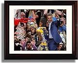 Virginia Coach Tony Bennett Autograph Promo Print - National Champs! - Framed 8x10