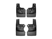 Weathertech Front & Rear MudFlap Set | No Drill, Laser Measured | Custom Mud Flaps | Fits Jeep Gladiator (2021 +)