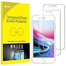 JETech Protector de Pantalla Compatible iPhone 8, iPhone 7, iPhone 6s y iPhone 6, Cristal Vidrio Templado, 2 Unidades