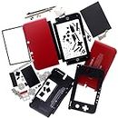 Deal4GO Full Housing Shell with Buttons Back Front Cover Rubber Caps Screw Replacement for Nintendo 3DS XL 3DS LL 2012 (Red)