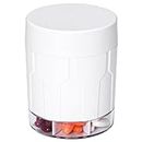 Extra Large Supplement Organizer, Betife Moisture-Proof Jumbo Pill Dispenser with 7 Large Compartments, Pill Boxes and Organizer to Hold Monthly Vitamin or Medication (White)