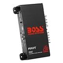 BOSS Audio R1002 Riot 200-Watt Full Range, Class A/B 2-8 Ohm Stable 2 Channel Amplifier, Black