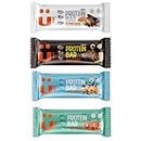 U bar 20 Grams Protein Bar Assorted Flavor |Gluten Free Nutrition Bars, Breakfast Protein Bar for Healthy Diet Healthy Snacks with Whey Protein Guilt Free Snacking-4Pcs