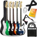 Electric Bass Guitar 4 String with Amp and Accessories - 3rd Avenue