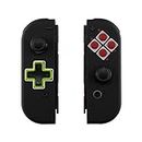 eXtremeRate Classics NES Style Soft Touch Joycon Handheld Controller Housing (D-Pad Version) Full Buttons, Replacement Shell Case for Nintendo Switch & Switch Oled Joy-Con – Console Shell NOT Included