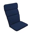 Arden Selections Outdoor Adirondack Cushion, 20 x 17, Water Repellent, Fade Resistant, for Adirondack or Rocking chairs 20 x 17, Sapphire Blue Leala