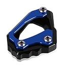Motorcycle Kickstand Side Stand Extension Compatible With FZ-10 FZ10 MT-10 MT10 MT 10 2016-2022-Black+Blue