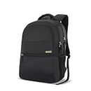 Lavie Sport 47cm Osprey 28 Litres Laptop Backpack For Men & Women | Business Laptop Bag | Upto 15.6" Notebook/Macbook Compatible (Black)