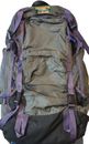 L. L. Bean Mt. Star Top Load Internal Frame Padded Backpack Grey Purple Large