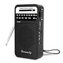 DreamSky Pocket Radios, Battery Operated AM FM Radio with Loud Speaker, Great Reception, Earphone Jack, Best Gifts for Elderly, Portable Transistor Radio for Walking, Camping
