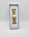 Correa de reloj inteligente MICHAEL KORS MKT9025 BRADSHAW dorada de dos tonos de acero inoxidable