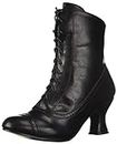Ellie Shoes Victorian 2.5" Heel Women's Mid Calf Lace Up Costume Boot (Black) - Size 10
