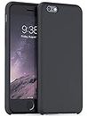 naykodi Soft Silicone Slim Back Cover Case for iPhone 6 & 6S (Black)