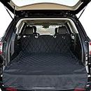 HONCENMAX Dog Vehicle Cargo Liner Cover Pet Seat Cover Bed Floor Mat Nonslip Waterproof Universal for Car SUV Truck Jeeps Vans Black - XL