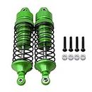 BQLZR Green SLA034 Aluminum Alloy Front Shock Absorber Upgrade Sets for TRAXXAS Slash 4X4 RC1:10 Rally Car Pack of 2