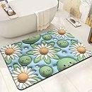 Jamicy Tapis de bain à motif moderne - 60 x 40 cm - Antidérapant et absorbant - Séchage rapide - Lavable - Doux - Pour sous la porte, la cuisine, la salle de bain (A)