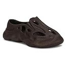 T.H.O.R Clogs for Men | Comfortable Trendy Stylish Fashionable Clogs|| Clogs for Men | Men's Clogs | Men's Classic Casual Clogs/Sandals for Adult (THR_M_119_Coffee_9 UK)