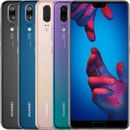 Huawei P20 64GB/128GB Desbloqueado Negro/Azul/Oro Rosa/Crepúsculo Grado A+ Excelente